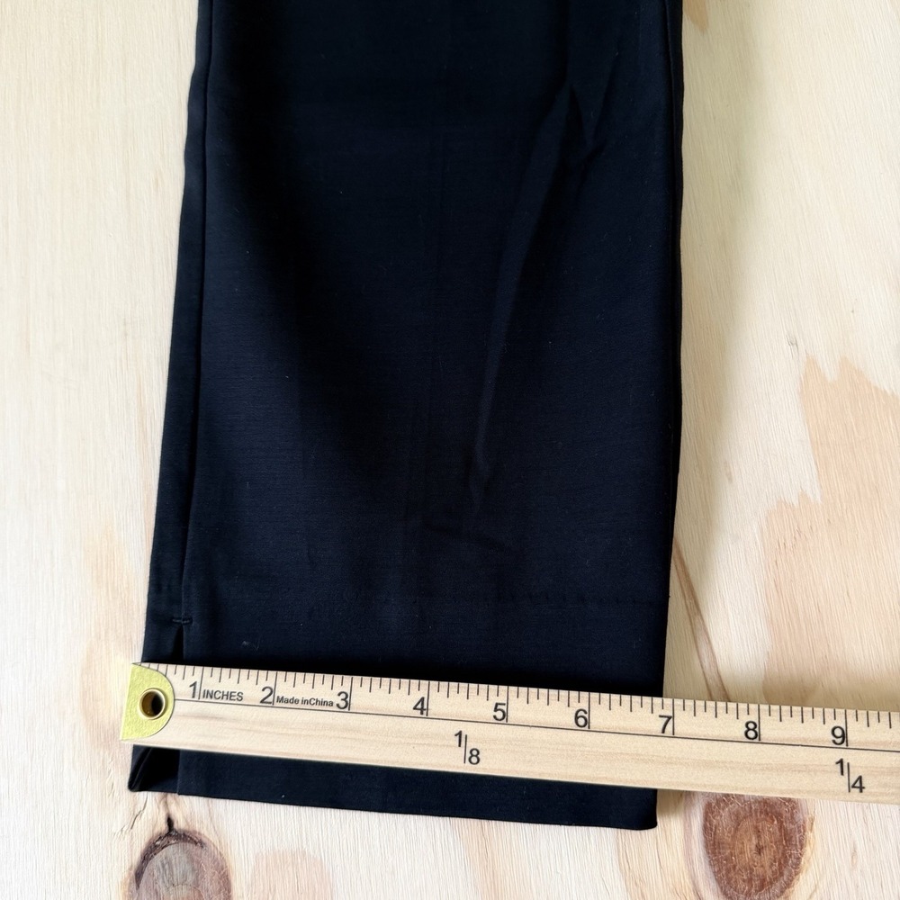 Loft Marisa High Rise Ankle Black Career Dress Pants Womens Size 6 Stretch - Picture 4 of 12